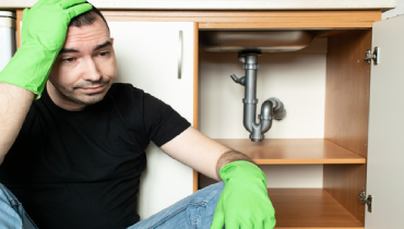 Clogged Kitchen Sink