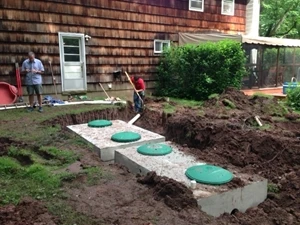 septic field installation