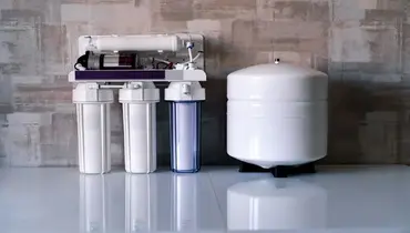 Reverse osmosis water purification system.