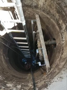 A dry well in Savannah, GA