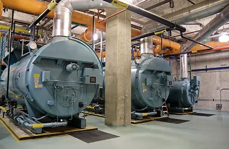 commercial boiler.