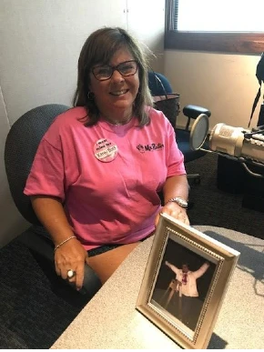 Mr. Rooter employee smiling after Breast Cancer walk