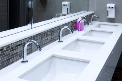 Commercial bathroom in need of Sarasota, FL plumbers